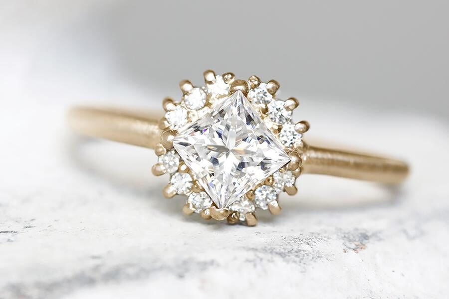 Tavi Halo GIA Diamond Ring .70ct Andrea Bonelli 