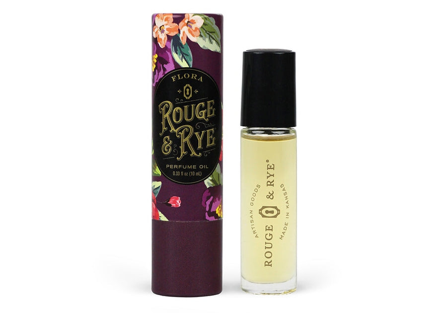 No. 7 Flora Perfume Oil - Pomegranate, Bergamot and Black Tea Rouge & Rye No. 7 Flora Perfume Oil