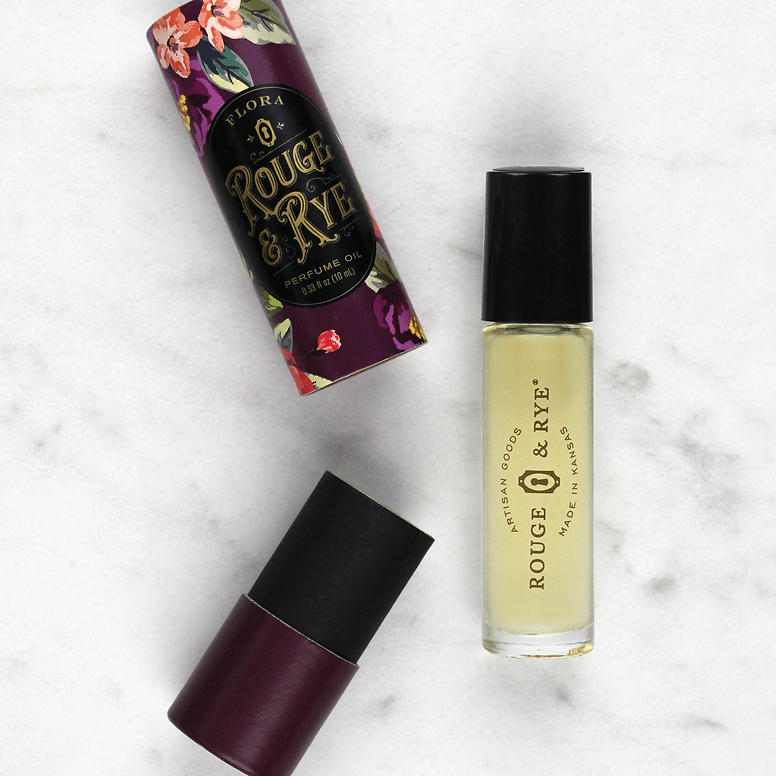 No. 7 Flora Perfume Oil - Pomegranate, Bergamot and Black Tea Rouge & Rye 