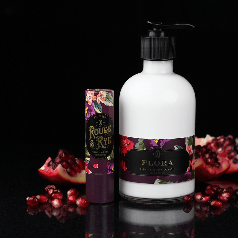 No. 7 Flora Perfume Oil - Pomegranate, Bergamot and Black Tea Rouge & Rye 