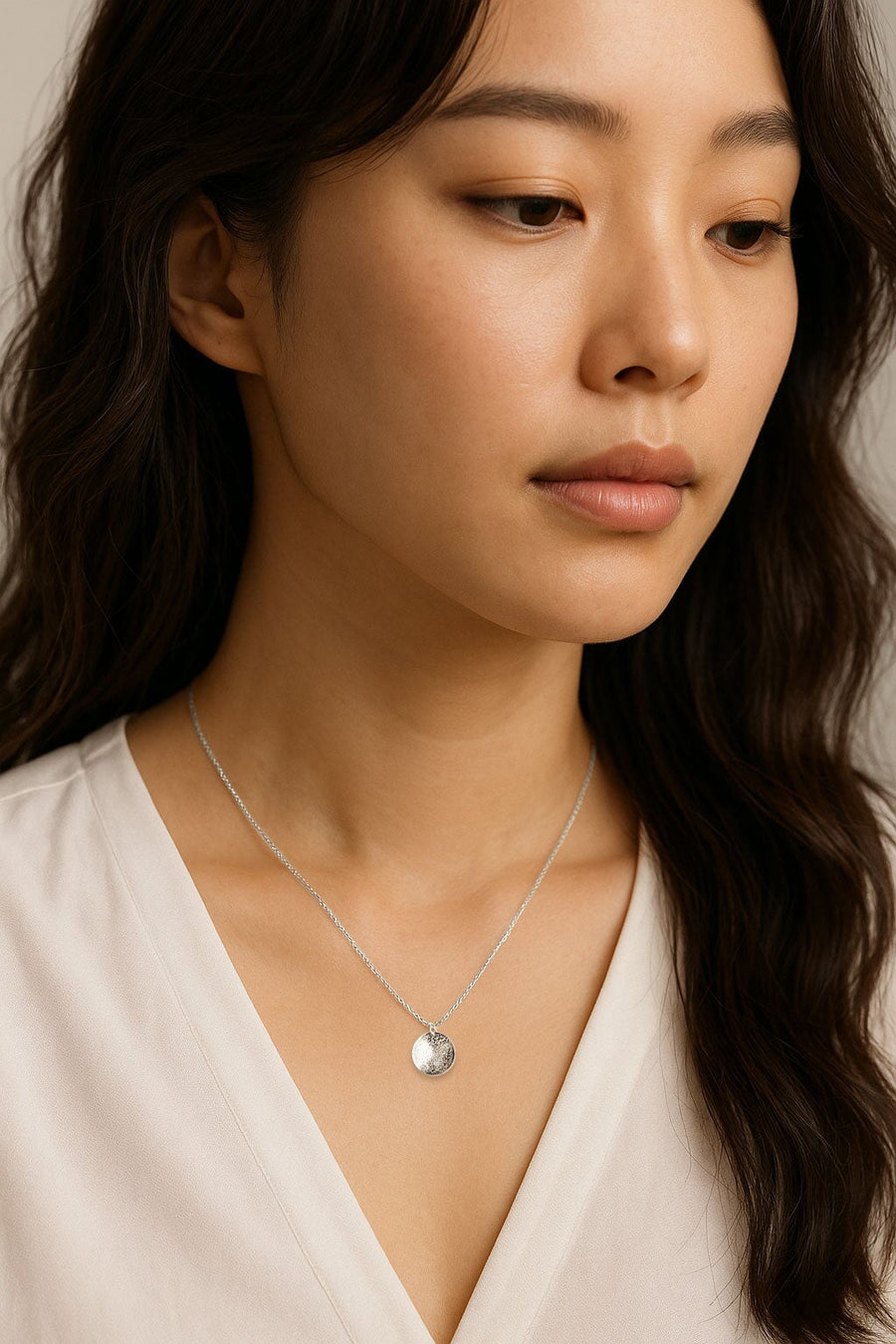 Silver Stardust Necklace Andrea Bonelli Jewelry 