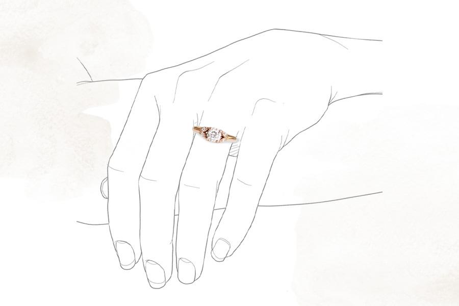 Quinn Lab Diamond Ring Andrea Bonelli 