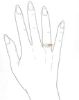 Duette Lab Diamond Ring Andrea Bonelli 
