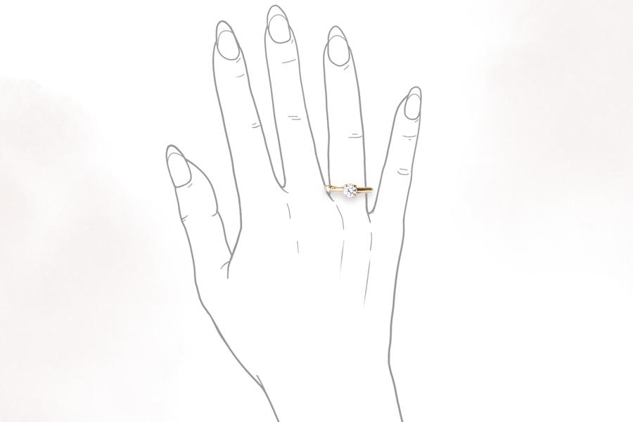 Duette Lab Diamond Ring Andrea Bonelli 
