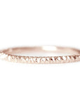 Avium Facet Ring Andrea Bonelli Jewelry 14k Rose Gold