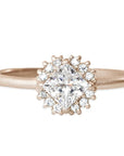 Tavi Halo GIA Diamond Ring .70ct Andrea Bonelli 14k Rose Gold