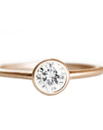 Hera GIA Diamond Ring .50ct Andrea Bonelli 14k Rose Gold