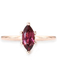 Mia Garnet Marquise Ring Andrea Bonelli 14k Rose Gold