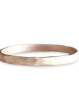 Rustic Carved Band Andrea Bonelli Jewelry 14k Rose Gold