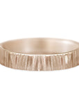 Rustic Timber Band Andrea Bonelli Jewelry 14k Rose Gold