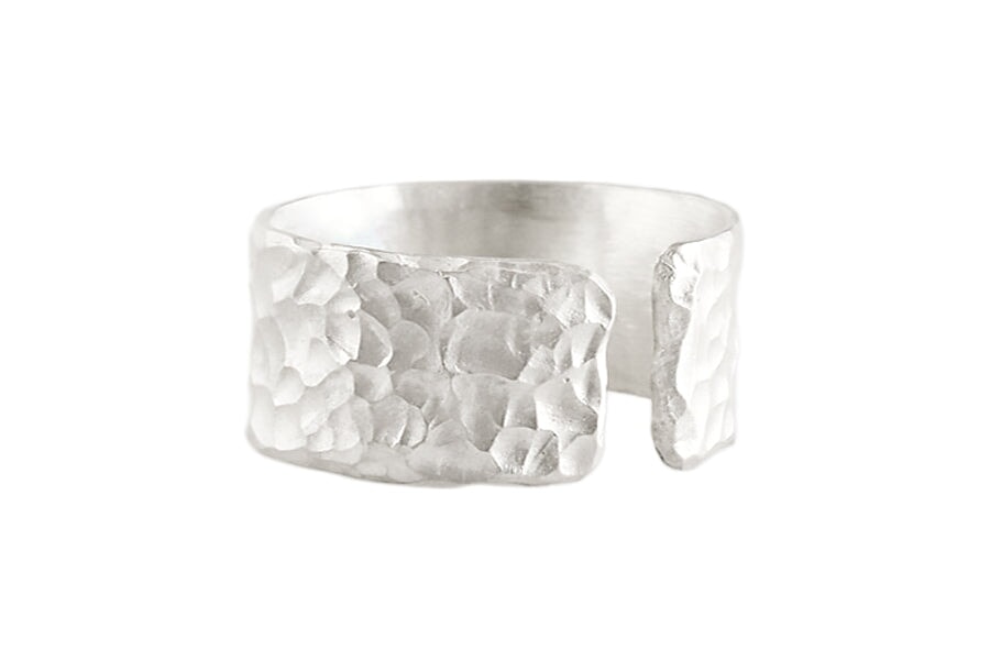 Silver Nimbus Cuff Band Andrea Bonelli Jewelry 