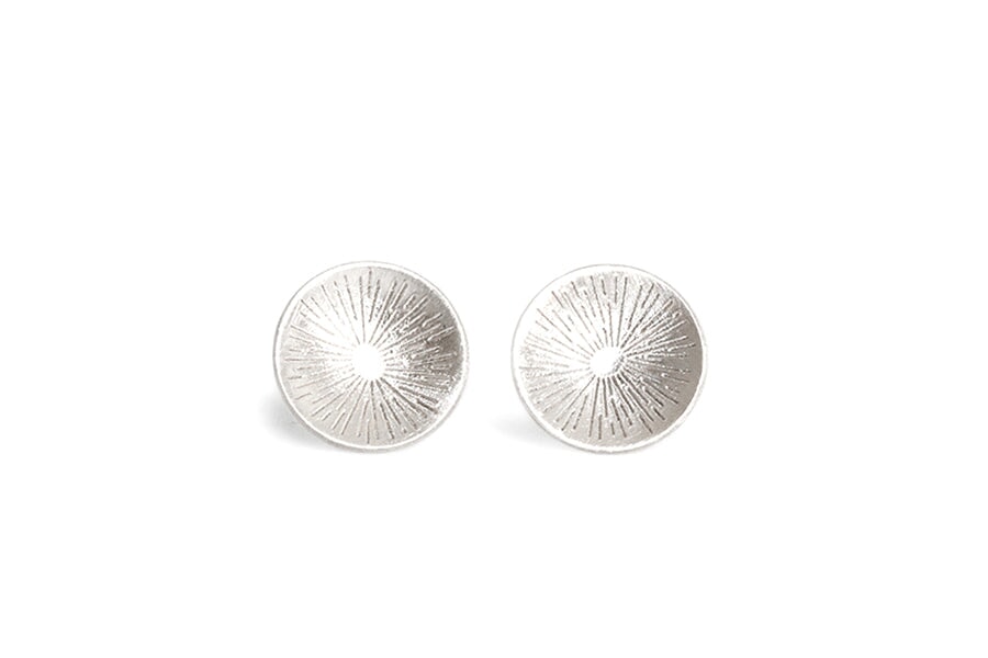 Silver Starburst Studs Andrea Bonelli Jewelry Sterling Silver