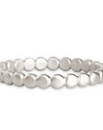 Silver Organic Pebble Band Andrea Bonelli Jewelry Sterling Silver