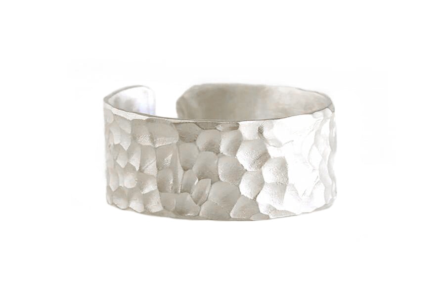 Nimbus Cuff Band Andrea Bonelli Jewelry 10k White Gold