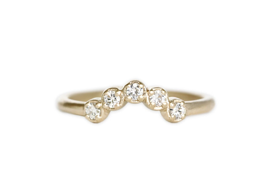 Cinq Ring Andrea Bonelli 14k Yellow Gold