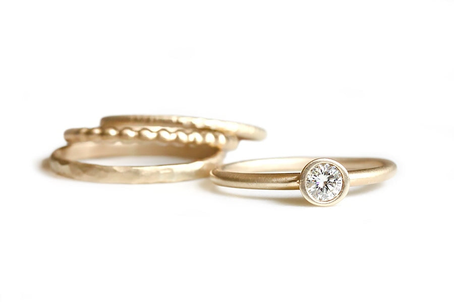 Hera Moissanite Ring .25ct Andrea Bonelli 