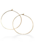 Hammered Hoops 1 inch Andrea Bonelli Jewelry 