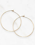 Hammered Hoops 1.5 Inch Andrea Bonelli Jewelry 