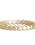 Organic Pebble Band Andrea Bonelli Jewelry 14k Yellow Gold