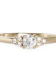 Sora GIA Diamond Ring Andrea Bonelli Jewelry 14k Yellow Gold