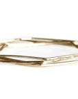 Hexagon Glint Bracelet Andrea Bonelli Jewelry 14k Yellow Gold