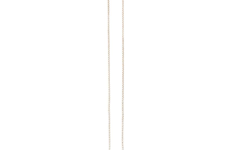 14k Adjustable Cable Chain 1mm Andrea Bonelli Jewelry 14k Yellow Gold