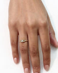 Quinn Rose Cut Diamond Ring Andrea Bonelli Jewelry 