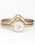 Peak Moissanite Ring Andrea Bonelli 