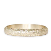 Stardust Band 3-4mm Andrea Bonelli Jewelry 14k Yellow Gold