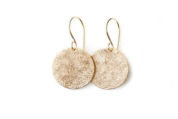 Luna Earrings Andrea Bonelli Jewelry 14k Yellow Gold