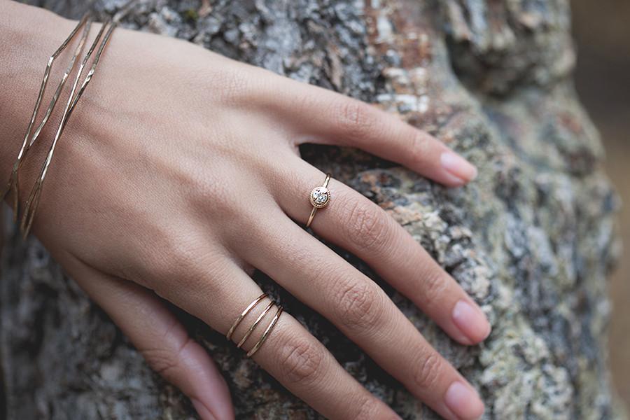 Evelyn Milgrain GIA Diamond Ring Andrea Bonelli 