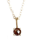 Rose Cut Diamond Necklace No 2 Andrea Bonelli Jewelry 14k Yellow Gold