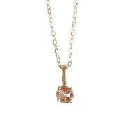 Rose Cut Diamond Necklace No 1 Andrea Bonelli Jewelry 14k Yellow Gold