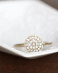 Madeline Pave Diamond Ring Andrea Bonelli Jewelry 