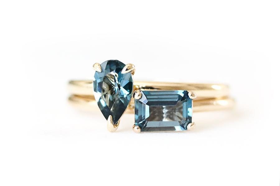 Bella London Blue Topaz Ring Andrea Bonelli Jewelry 