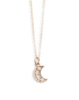 Petite Moon Charm Andrea Bonelli 14k Rose Gold