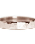 Hammered Band Andrea Bonelli Jewelry 14k Rose Gold