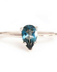 Isa London Blue Topaz Ring Andrea Bonelli Jewelry 