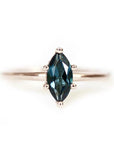 Mia Topaz Marquise Ring Andrea Bonelli 14k Rose Gold