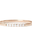 Pinot Moissanite Ring Andrea Bonelli 14k Rose Gold