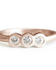 Tribus Diamond Ring Andrea Bonelli 14k Rose Gold