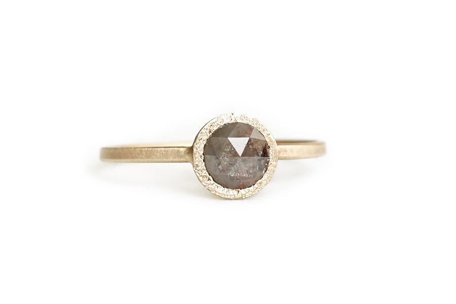 rose cut diamond stardust ring Andrea Bonelli Jewelry 3 - 7