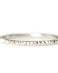 Avium Facet Ring Andrea Bonelli Jewelry 14k White Gold