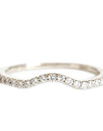 Iona Diamond Band Andrea Bonelli 14k White Gold