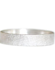 Silver Rustic Gravel Band Andrea Bonelli Jewelry Sterling Silver