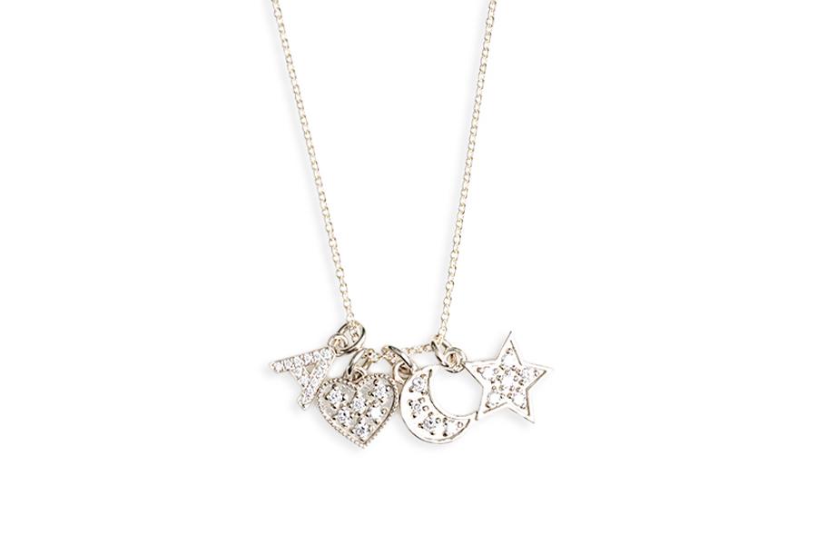 Petite Diamond Charms Andrea Bonelli 14k White Gold