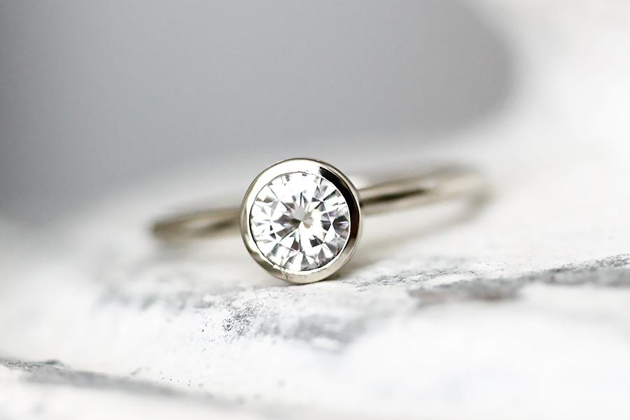 Hera Moissanite Ring .50ct Andrea Bonelli 