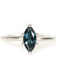 Mia Topaz Marquise Ring Andrea Bonelli 14k White Gold