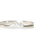 Prim Diamond Band Andrea Bonelli 14k White Gold