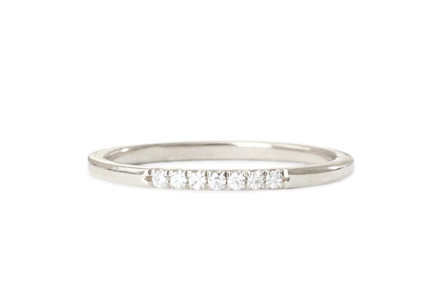 Pinot Diamond Ring Andrea Bonelli 14k White Gold